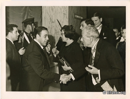 1965 - Reception line at the Phoenicia in Beirut